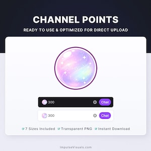 Kawaii Enchanted Orb Twitch Channel Points Icon | Pastel Channel Reward | Digital Download Stream Graphics