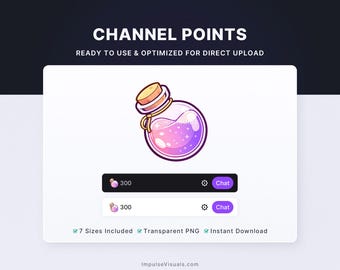 Potion Twitch Channel Points Icon | Channel Reward | Digital Download Stream Graphics