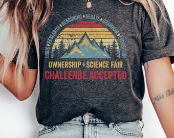 チャレンジ受諾シャツ、クラシカルカンバセーションシャツ、チャレンジA Tシャツ、ディレクターギフト、ホームスクールママシャツ、CCパパTシャツ、グループTシャツ