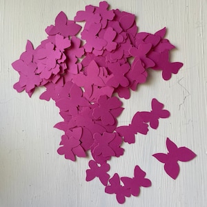Butterfly confetti (pink)
