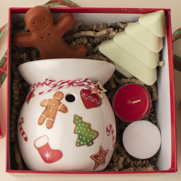 Christmas Wax Burner Gift Set