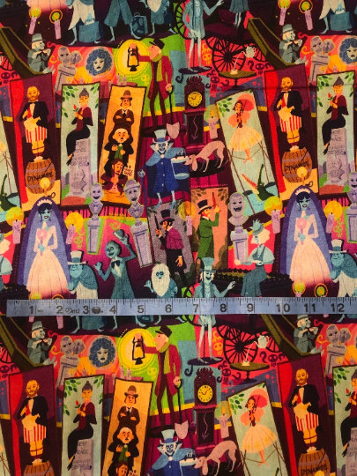 Haunted Mansion 100 Cotton Fabric by the Yard Disney