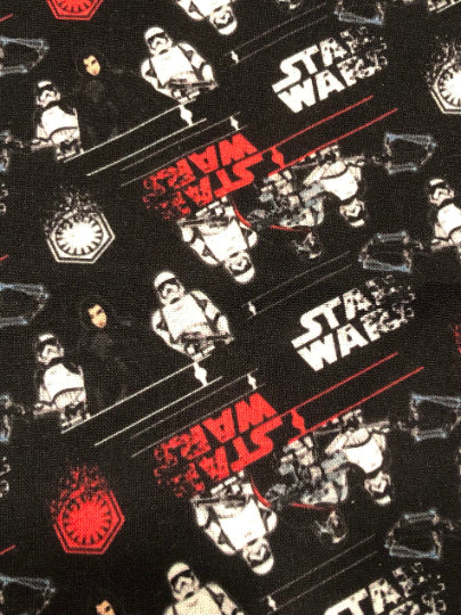 Star Wars 100 Cotton Fabric by the Yard Darth Vader Etsy