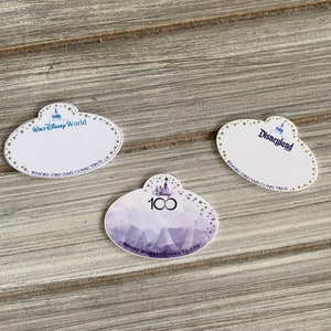 Disneyland Disney World Name Tags Flat Back Planar Resin | Hair Bow Center, Embellishment, Scrapbooking Tiana Ray | SET of 2
