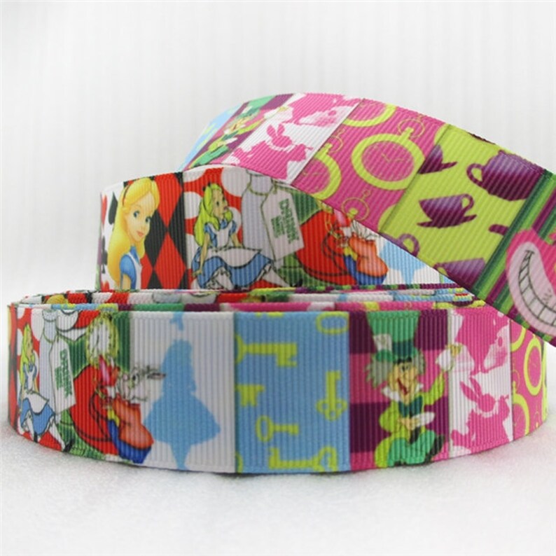Disney Alice in Wonderland Ribbon 1 High Quality - Etsy