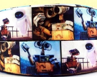 Cinta Disney Walle de 1 pulgada, cinta de grogrén de alta calidad cortada a medida