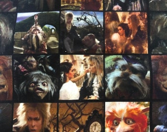 Labyrinth Fabric 100% Cotton Fabric Fat Quarter Tumbler Cut Muppets