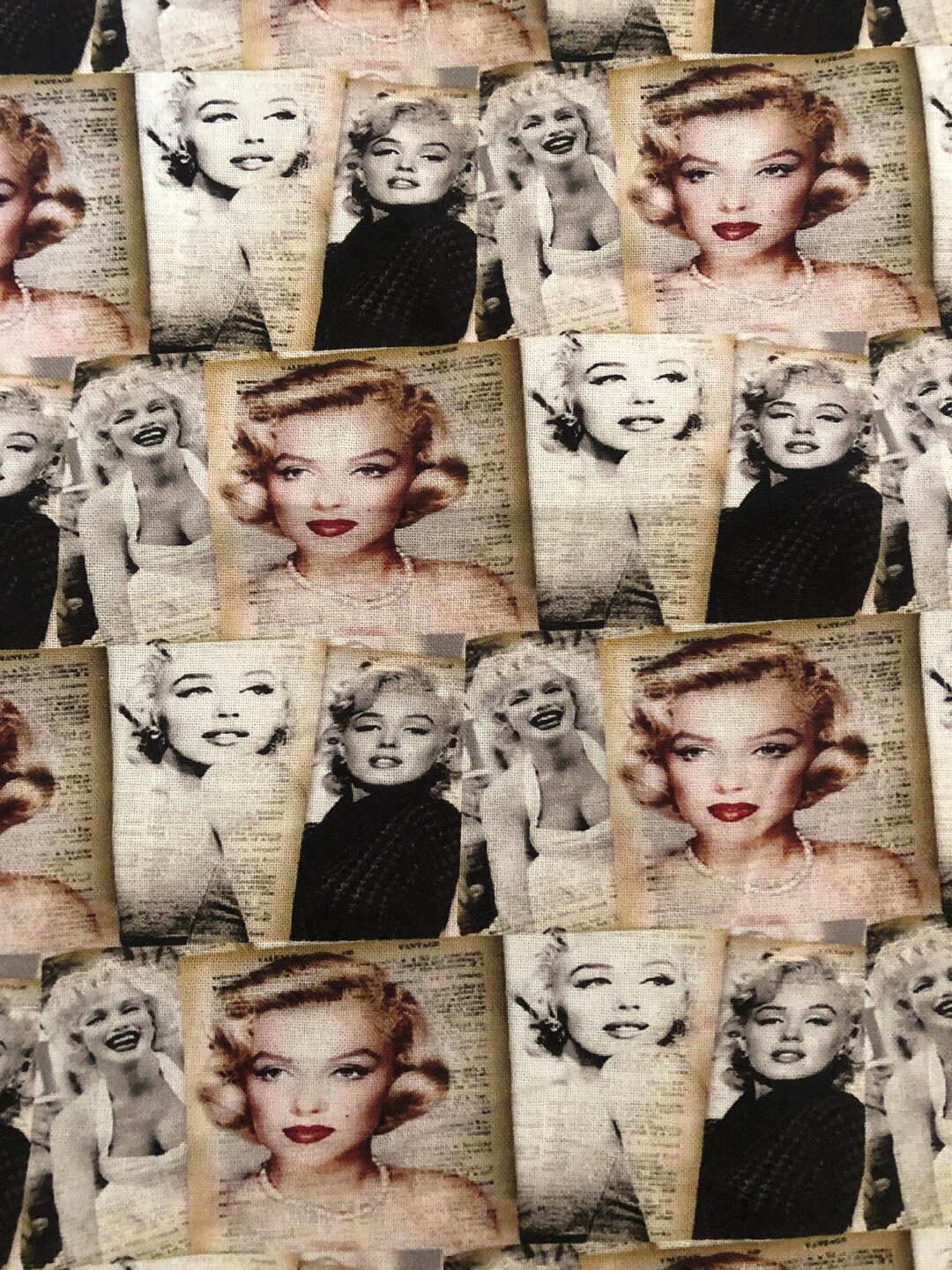 Marilyn Monroe Fabric 100% Cotton Fabric Fat Quarter Tumbler - Etsy