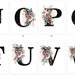 Black Glitter Monogram Alphabet Transparent Png's Sublimation Letters ...