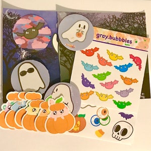 Halloween bundle (stickers and prints)