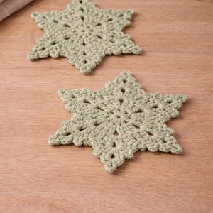 Crochet Snowflake Coaster Pattern – Table Decor & Christmas Tree Ornament (PDF)