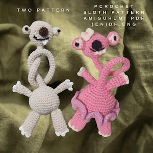 Amigurumi Sid – Dos patrones de crochet de cuerpo largo (PDF)
