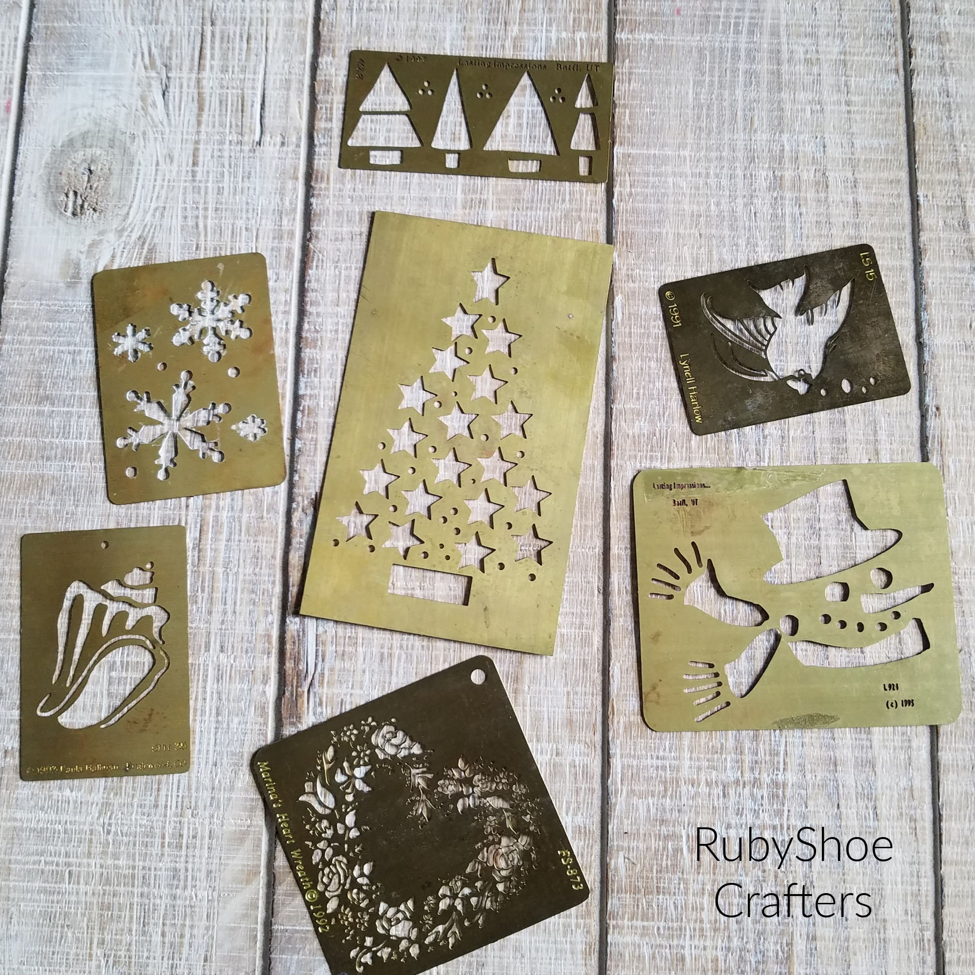Solid Brass Embossing Templates & Papers – Lasting Impressions for Paper
