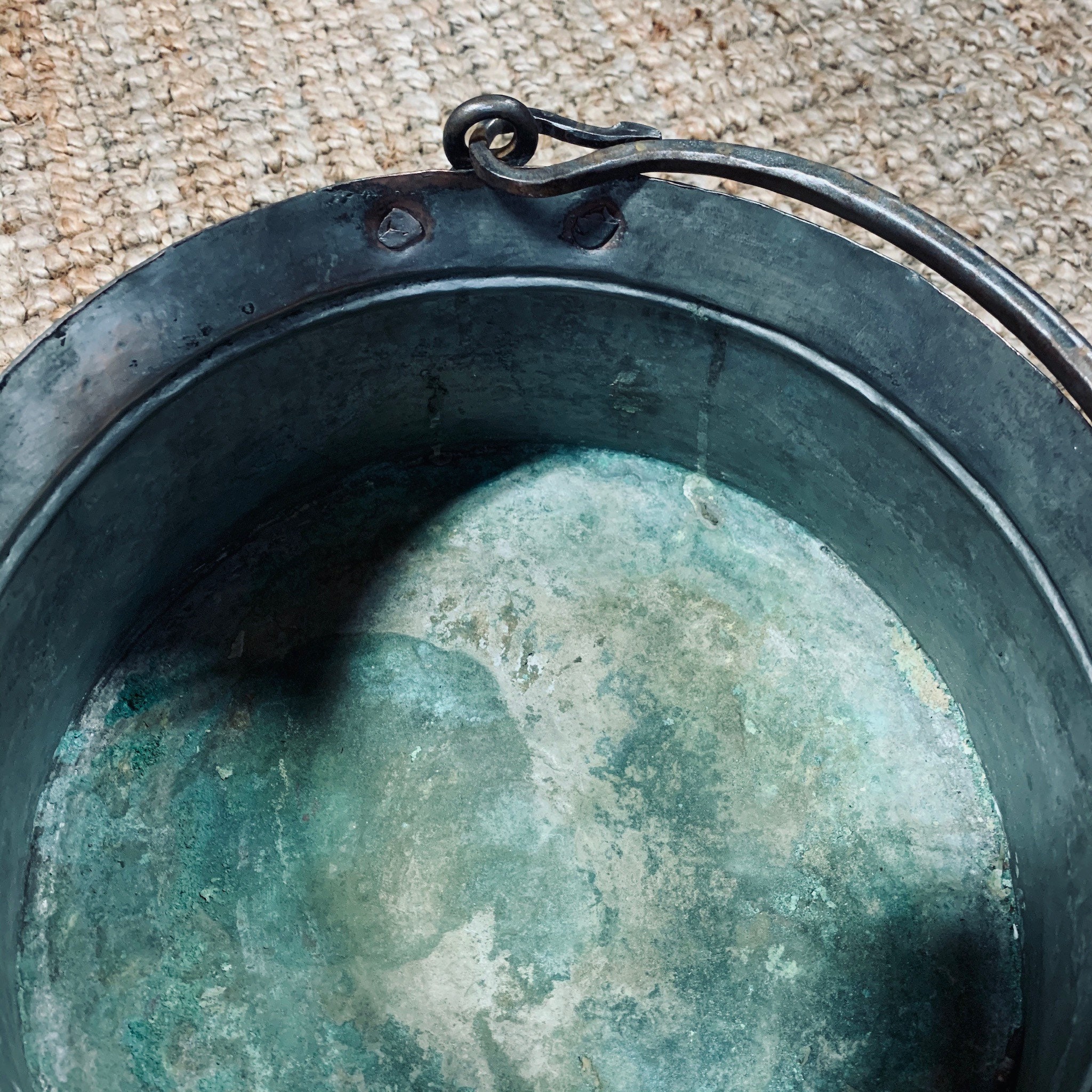 Antique Copper Pot with Handle Etsy