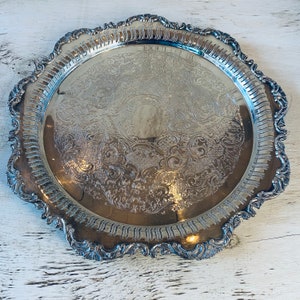 Vintage Oneida LTD Silver Plated Platter
