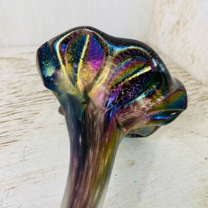 Vintage Glass Lily Rose
