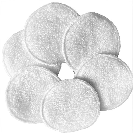 Mama Designs Wiederverwendbare Make-up-Pads Aus Bambus – 10 Cm, Dreilagig, Mit Wäschenetz