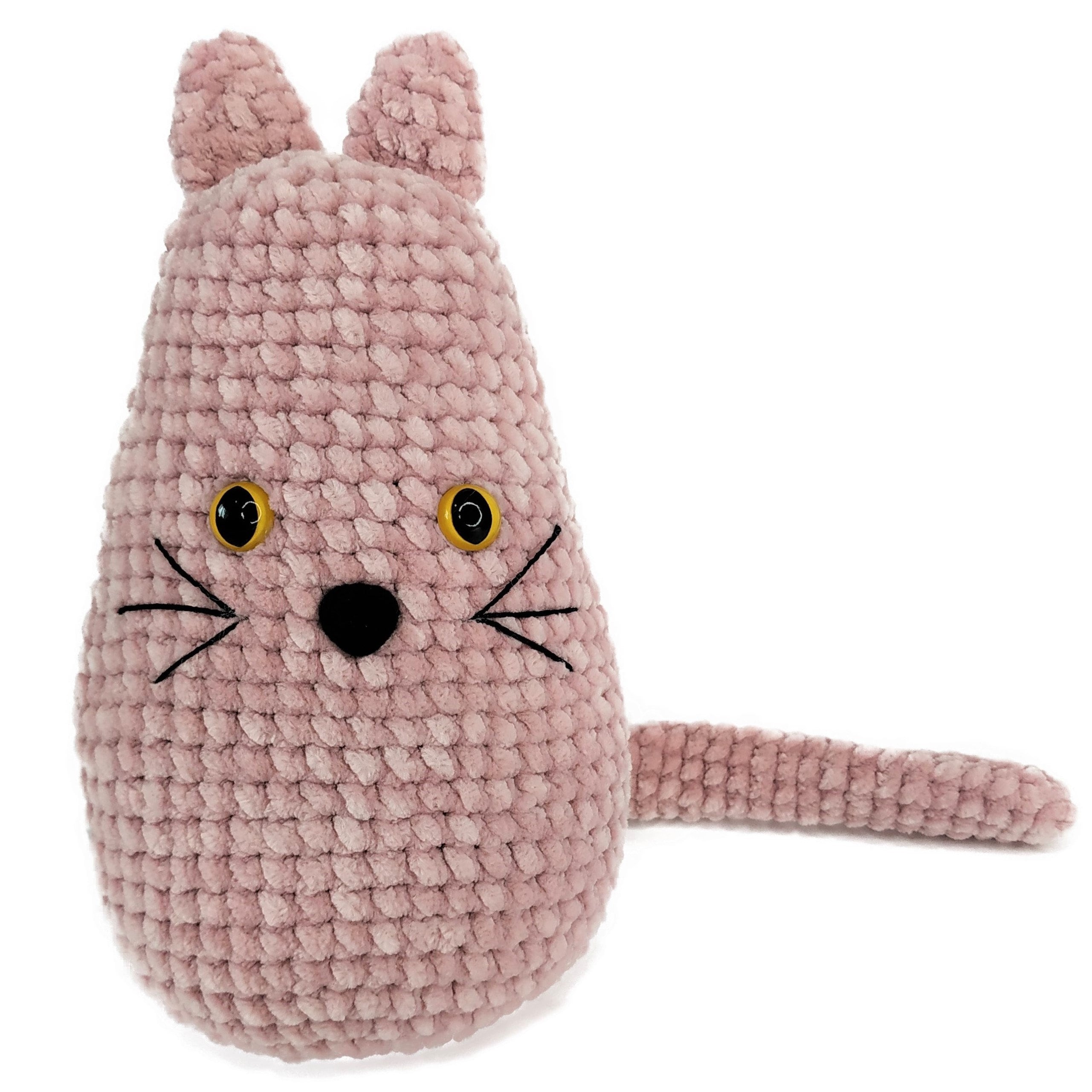 Soft Cuddly Cat, Kitten Plush, Toy for Child, Gift for Kid, Cat Plush Toys,  Cat Plushies, Stuffed Cat Animals, Gift Fot Christmas, Pink Toy 