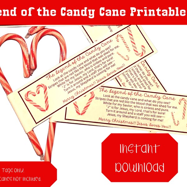 Legend of the Candy Cane - Etsy
