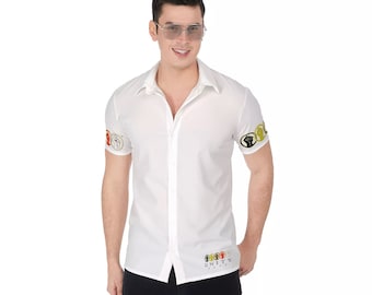 Unity Wear White Button-Up Dress Shirt