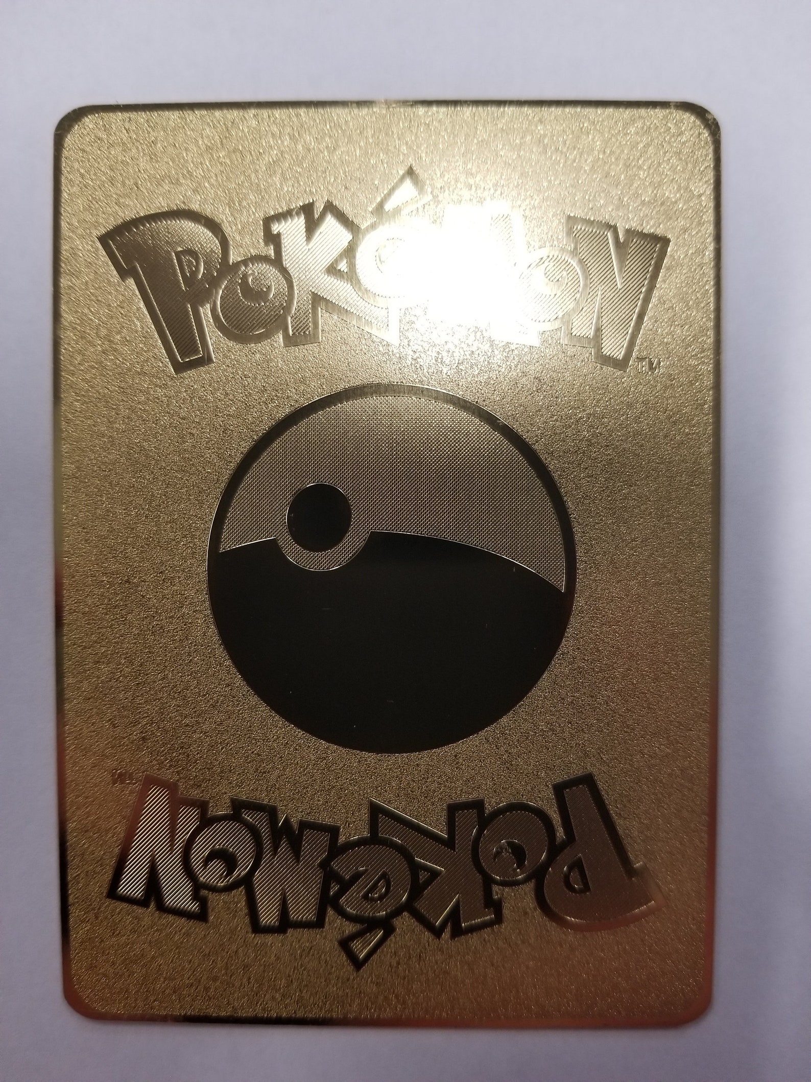 Metal Pokemon Card Pikachu VMAX Gold | Etsy