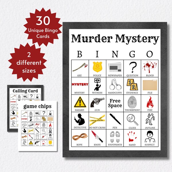 Murder Mystery - Etsy
