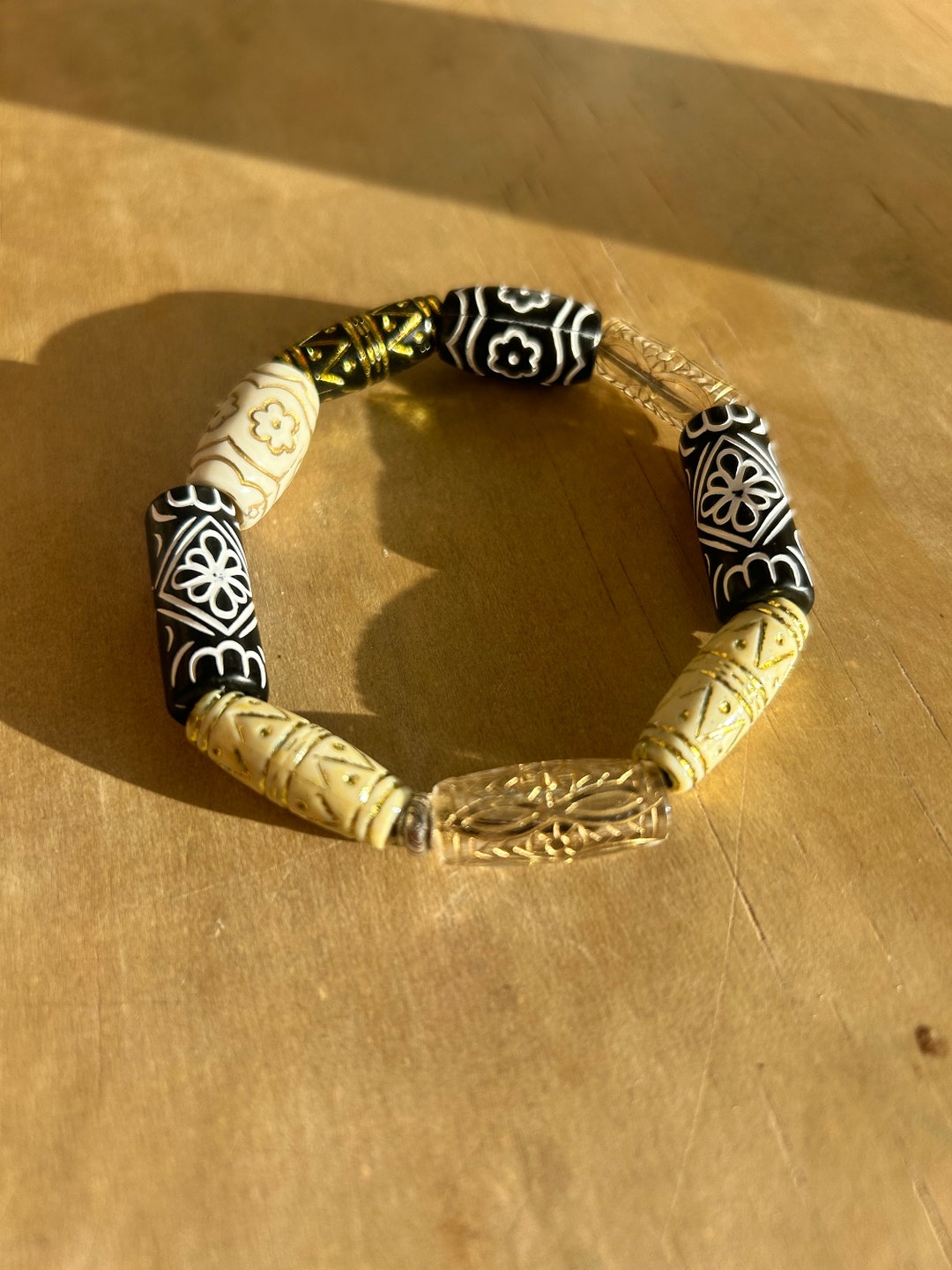 African Style Beaded Cultural Bracelet Etsy