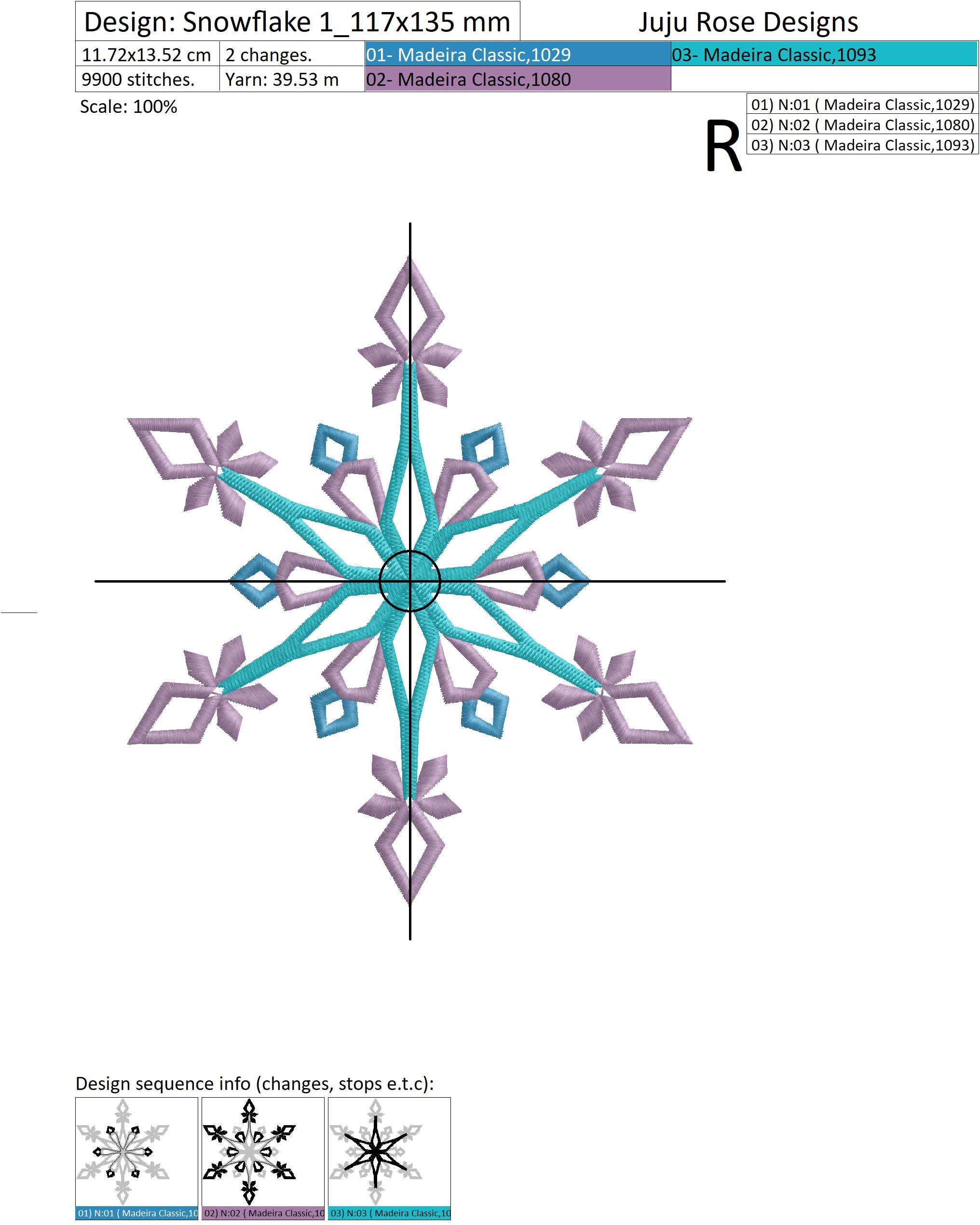 Snowflake machine embroidery file  etsy Snowflake machine embroidery file  etsy