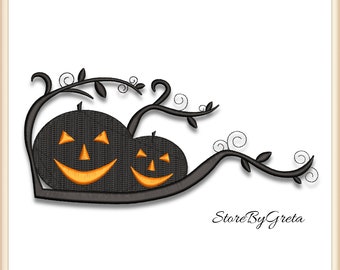 Halloween embroidery machine designs happy pumpkins pes instant digital download