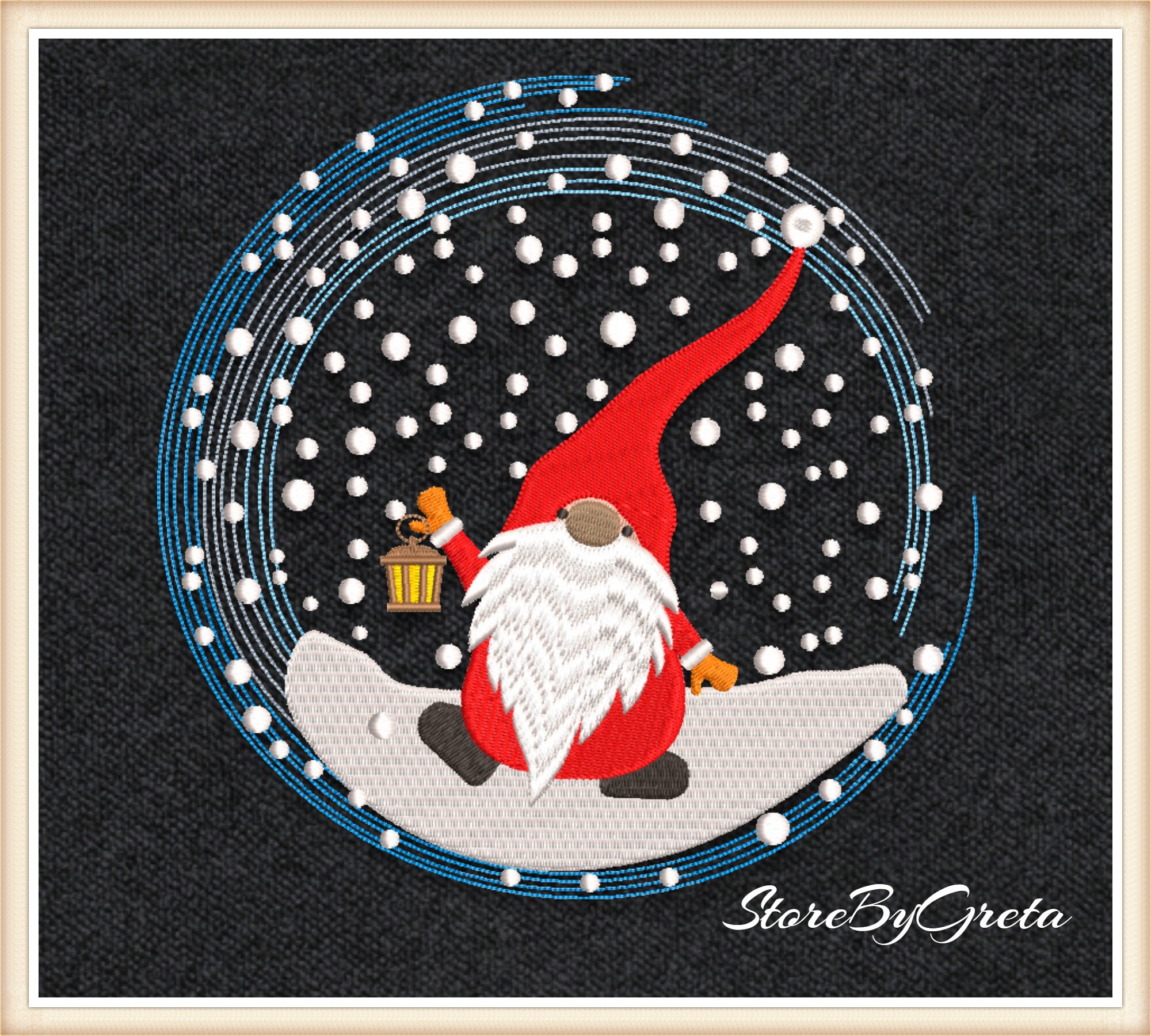 Embroidery machine designs gnome christmas winter pes instant  etsy