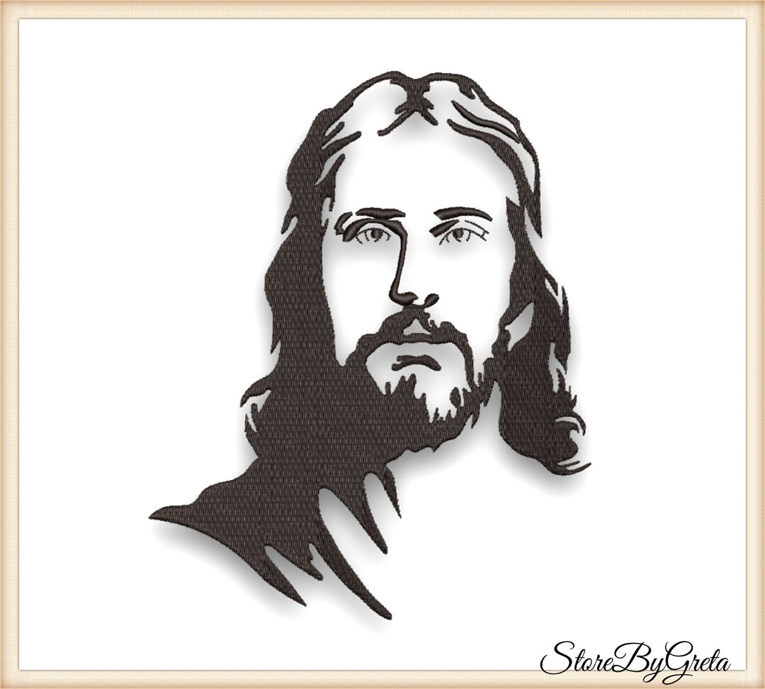 Jesus Embroidery Design Christian Pes Instant Digital Download Etsy