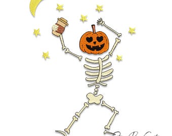Skeleton halloween embroidery machine pe designs pes instant digital download pes pattern hoop file