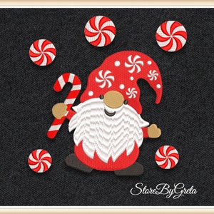 Gnome Embroidery Designs Pes Sweet Winter Christmas Instant Digital Download