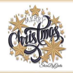 Embroidery machine pe designs merry christmas pes instant digital download