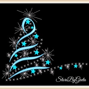 Weihnachtsbaum Stickerei pe Designs pes Maschine pes sofort digitaler Download