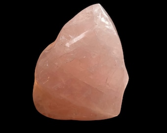 Rose Quartz Polished Flame