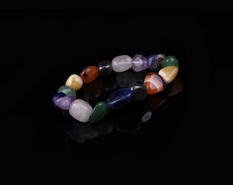7 Chakra bracelet - 10mm Beads