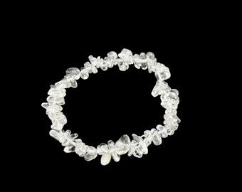 Clear Quartz Chip Bracelet