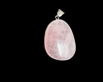 Rose Quartz Irregular Shape Cabochon Pendants