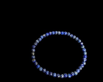 Lapis Lazuli Bead Bracelets - 4mm Beads