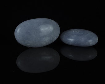 Celestite Palm Stone
