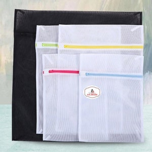 JR Monster Set of 5 Colorful Laundry Bags | 1 Extra Large, 2 Large & 2 Medium Laundry | Travel Laundry Bag