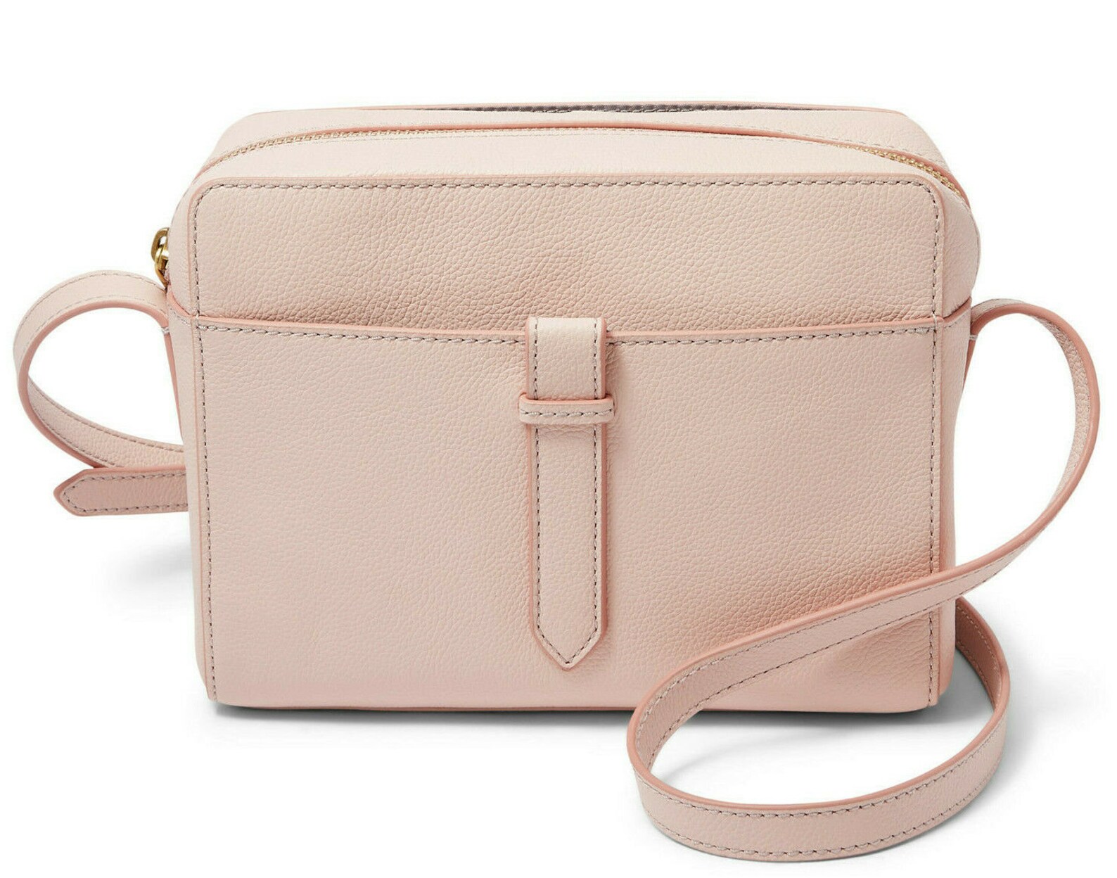 Fossil Sydney Crossbody Dusty Rose Pink Leather Shoulder Bag Etsy