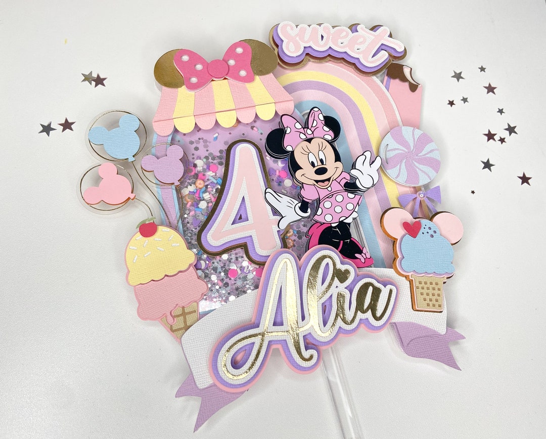 Minnie Mouse Candy Land Cake Topper | Minnie Two Sweet | Candy Land ...