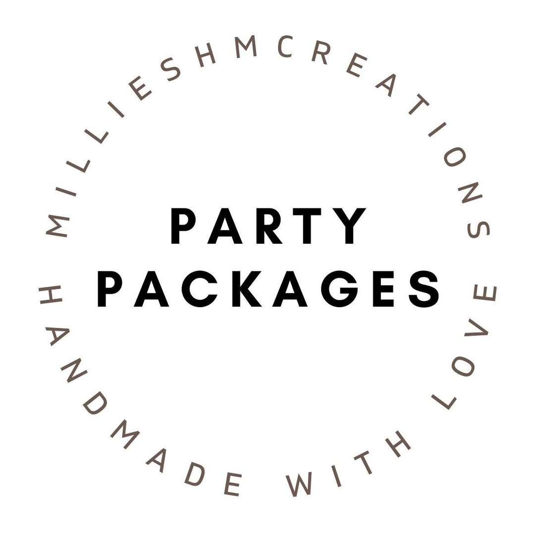 Party Packages Party Supplies Custom Orders Kids Party Etsy