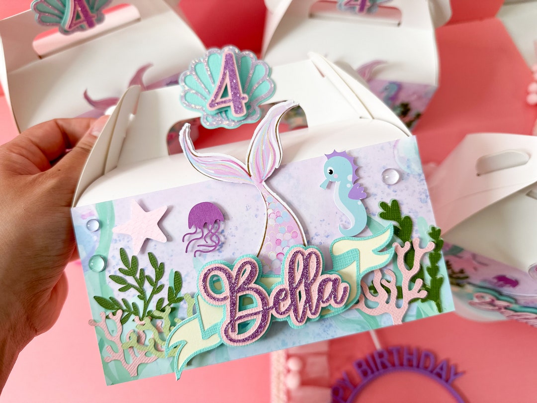 Mermaid Party Favor Boxes: Under The Sea Birthday Decor - Etsy Schweiz