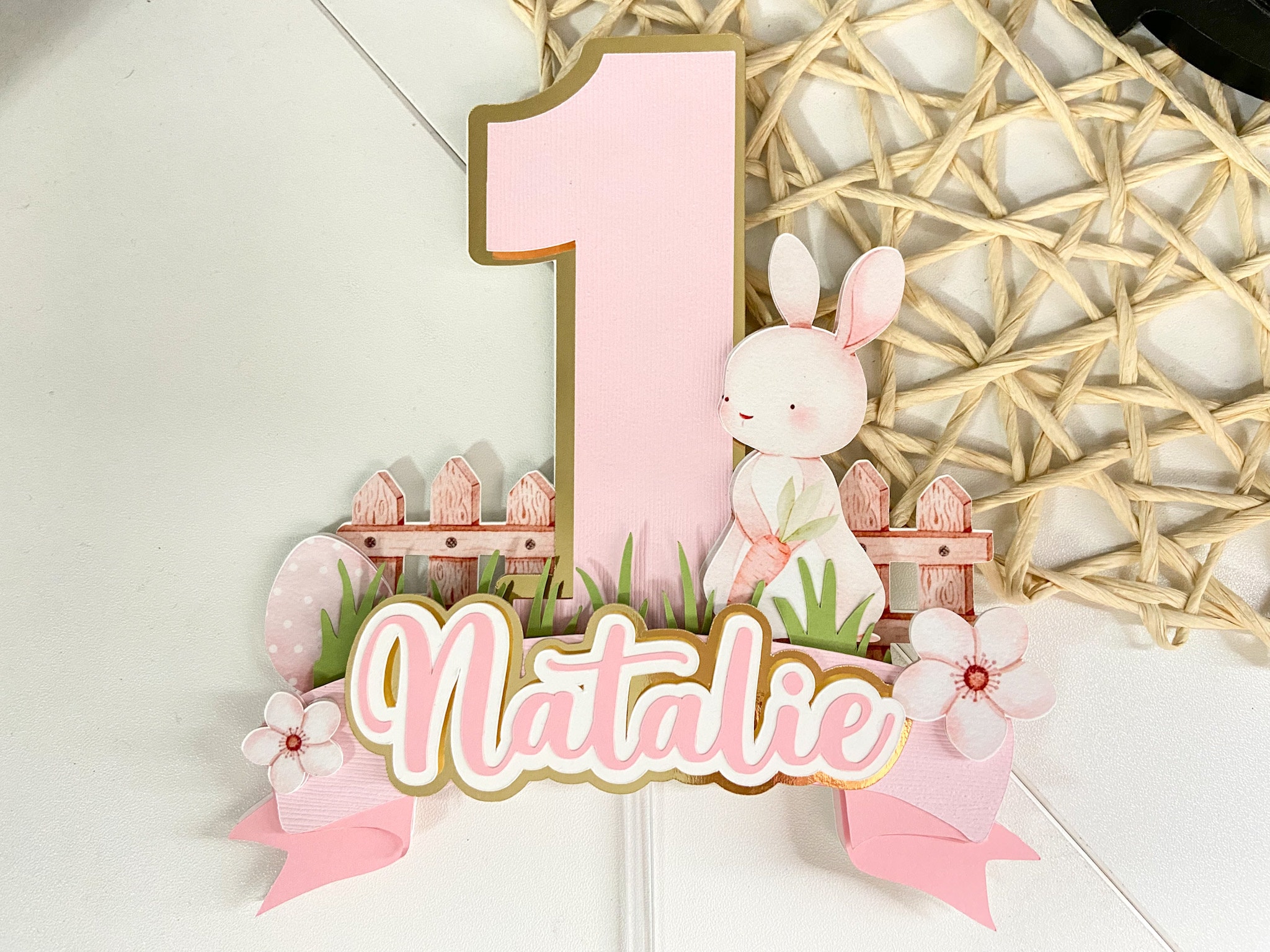 Some Bunny is One Cake Topper Bunny Party Decor Kids Party Decor 1st  Birthday Bunny Theme Easter Birthday - Etsy Denmark