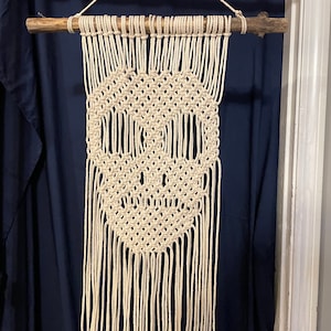 Macrame Skull - Etsy