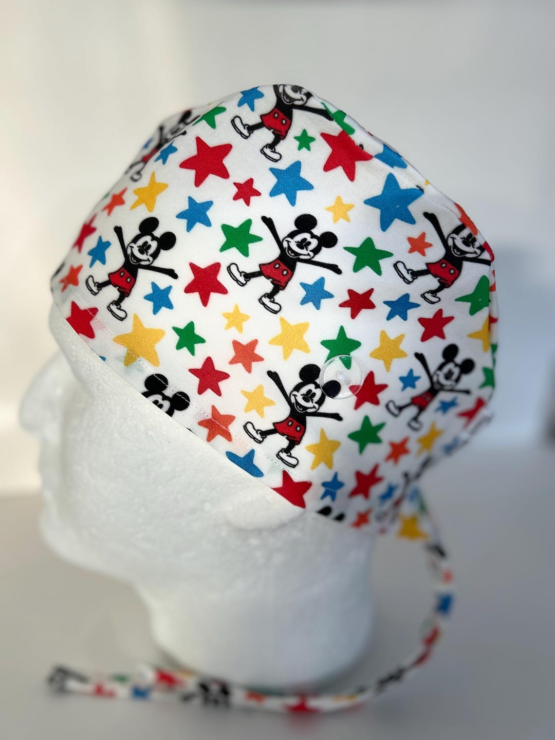 Mickie's Stars Surgical Scrub Cap - Etsy