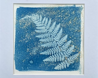Mounted Original Cyanotype Print